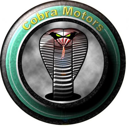 C6 Cobra Motors, alternatives Label (hergestellt mit MAC - Illustrator & Photoshop)
