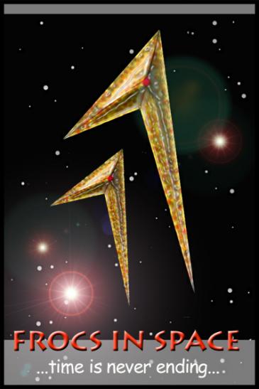 C14 Frocs in space (hergestellt mit MAC - Illustrator & Photoshop)