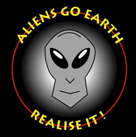 C16 Aliens (hergestellt mit MAC - Illustrator & Photoshop)